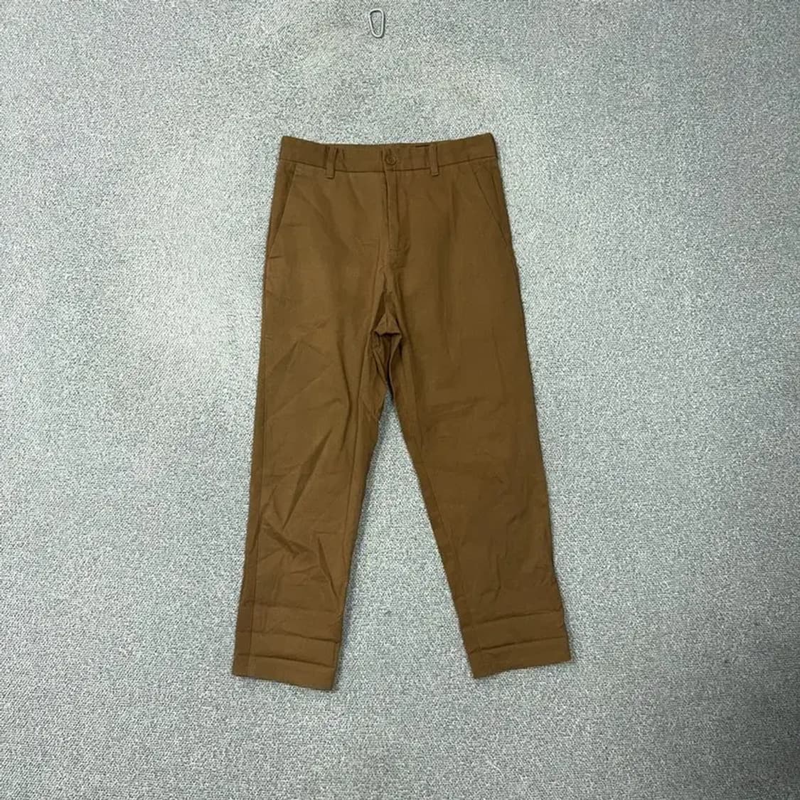 플랙 브라운 치노 코튼팬츠 M 상품이미지1