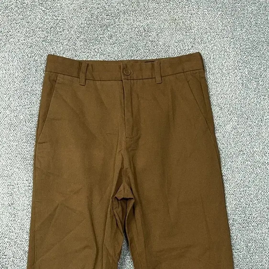 플랙 브라운 치노 코튼팬츠 M 상품이미지3