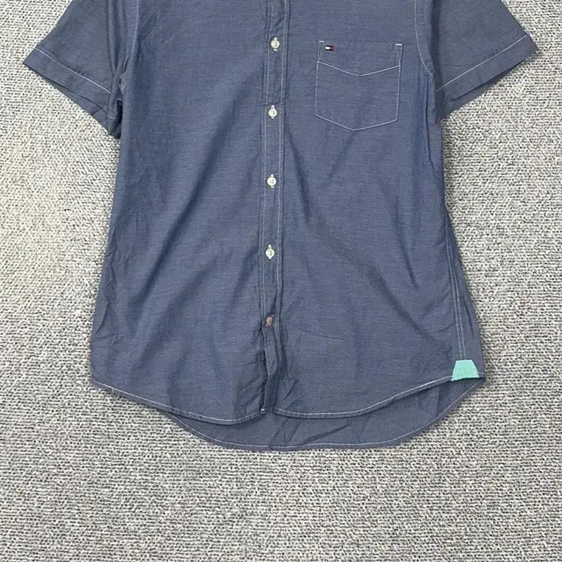 타미힐피거 로고 캐주얼 반팔 셔츠 S 상품이미지4