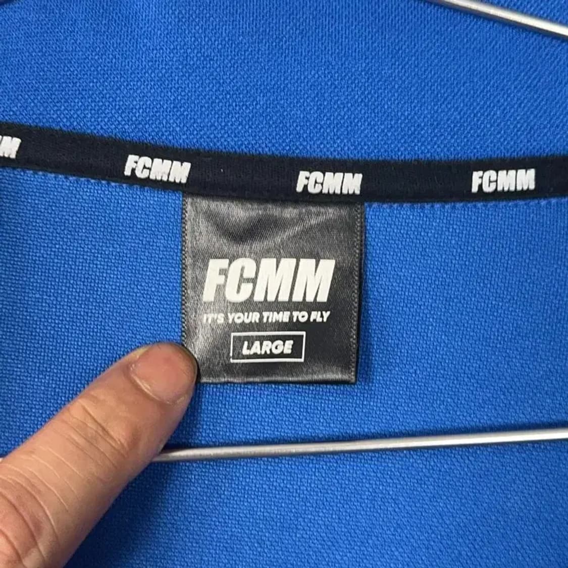 FCMM 블루 사이드라인 트랙탑 L 상품이미지3