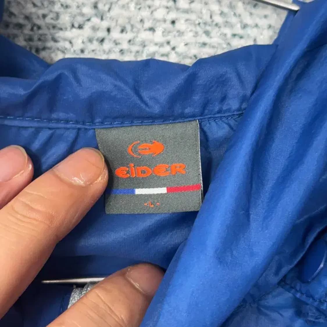 아이더 로고 기능성 바람막이 L 상품이미지3