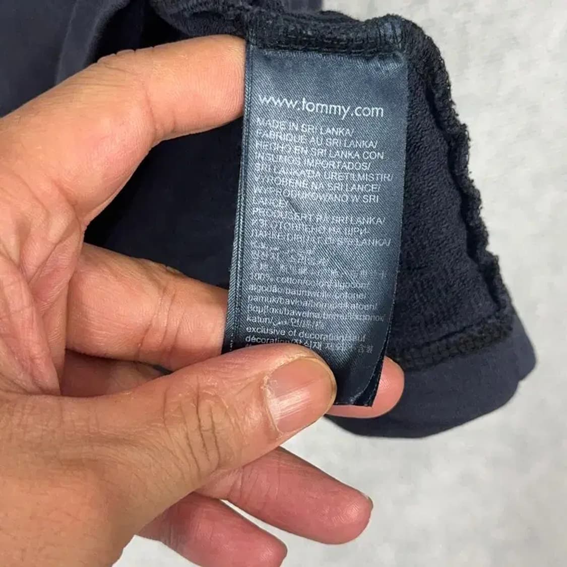 타미힐피거 네이비 코튼 반팔티 XXXL 상품이미지6