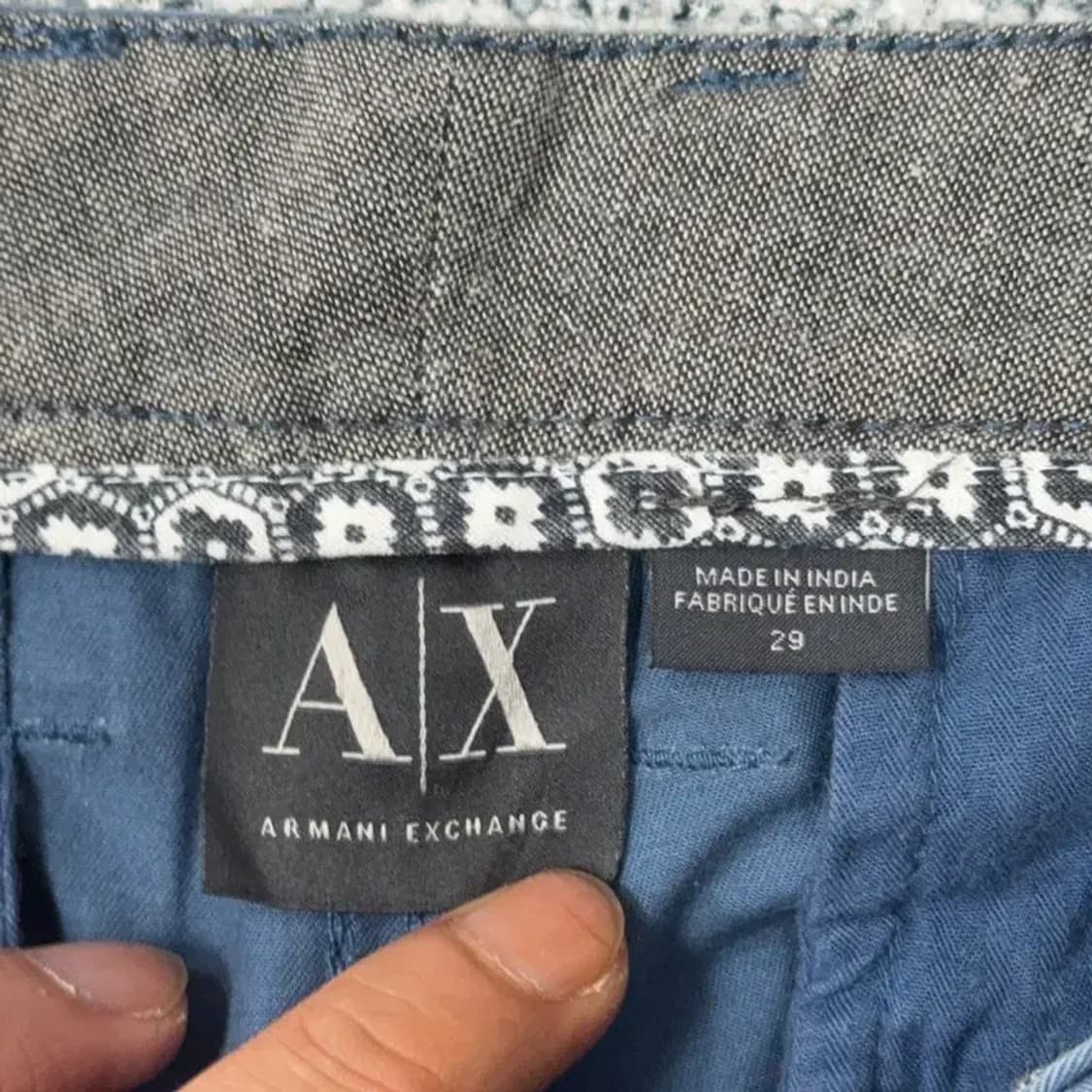 알마니 익스체인지 캐주얼 치노팬츠 29 상품이미지5