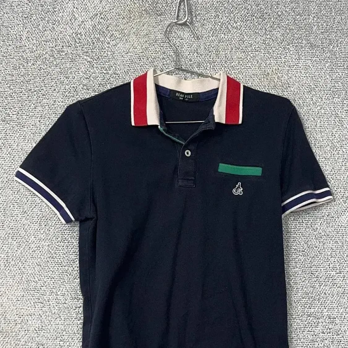 빈폴 네이비 캐주얼 반팔 카라티 95 상품이미지3