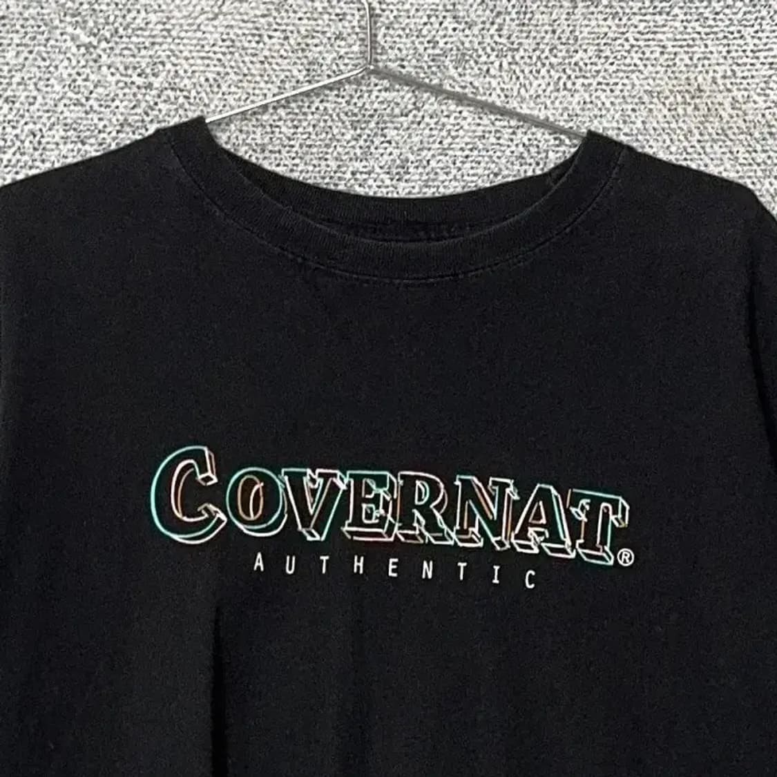 커버낫 오버핏 스펠로고 반팔티 XL 상품이미지3