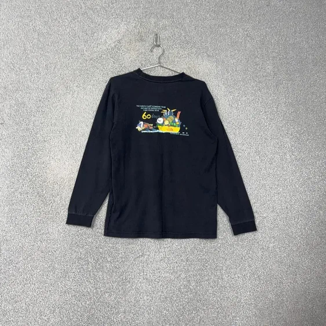 노스페이스 백프린팅 긴팔티 S 상품이미지1