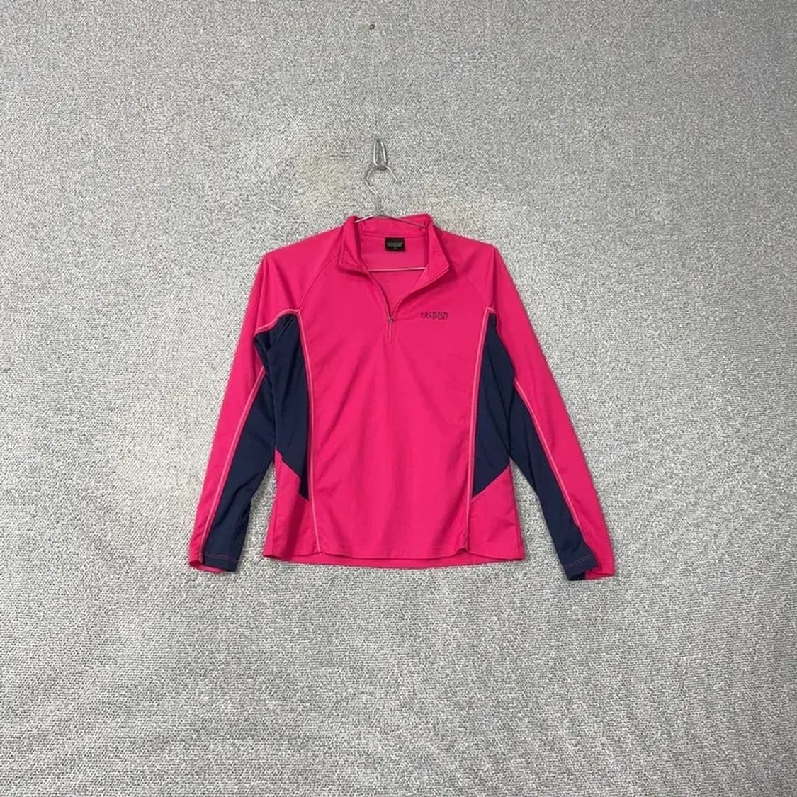 코오롱 스포츠 여성 핑크 기능성 반집업 긴팔티 95 상품이미지1