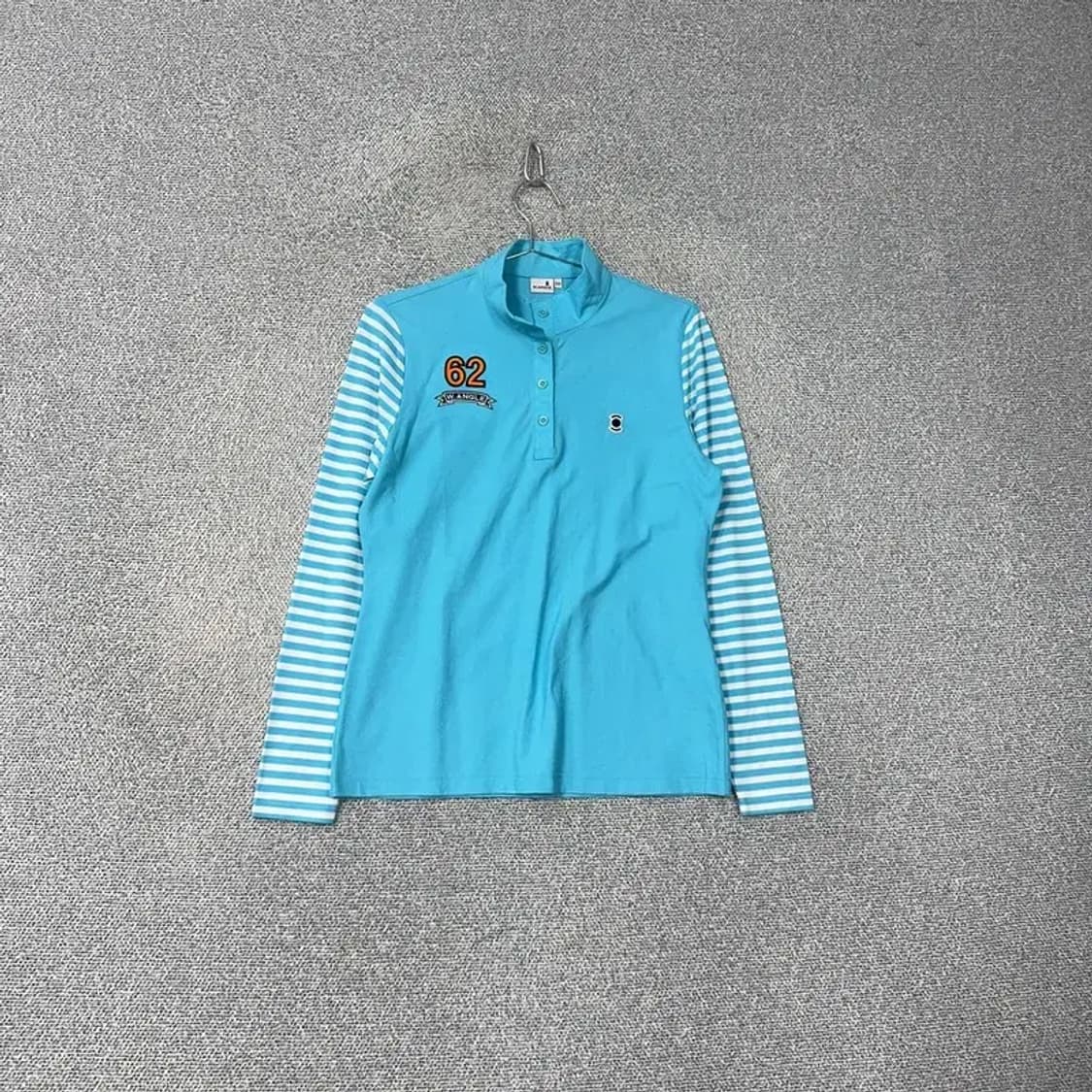 와이드앵글 골프 여성 기능성 긴팔 카라티 100 상품이미지1