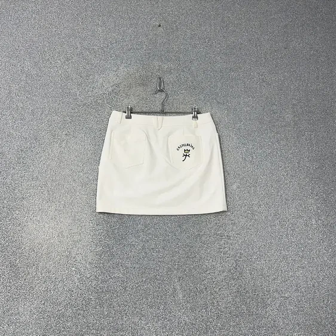 까스텔바작 골프 화이트 기능성 스커트 70 상품이미지2