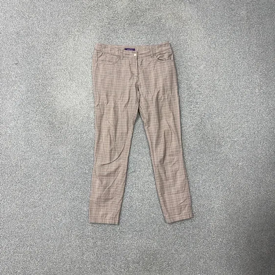 해지스 골프 여성 체크 기능성 팬츠 27 상품이미지1