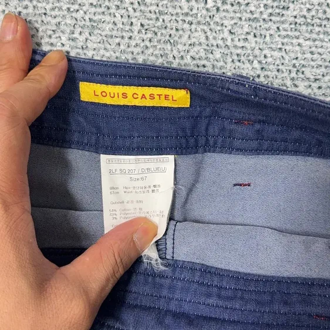 루이까스텔 골프 데님 기능성 스커트 67 상품이미지4
