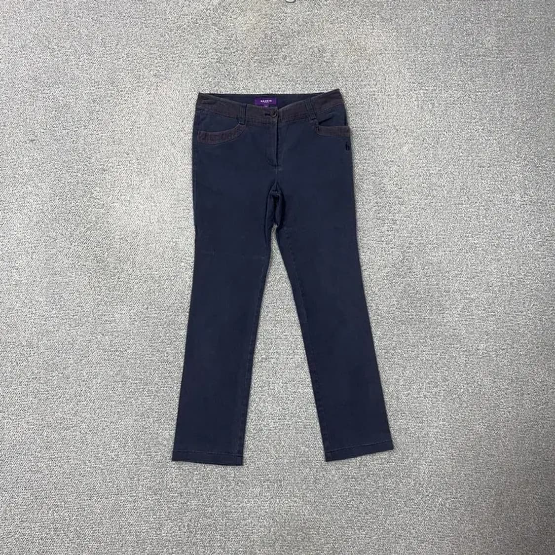 해지스 골프 네이비 스판 팬츠 64-88 상품이미지1