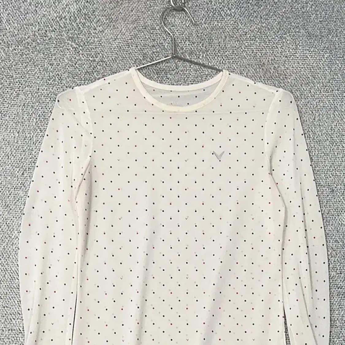 캘러웨이 도트 로고 골프 여성 기능성 긴팔티 90 상품이미지3