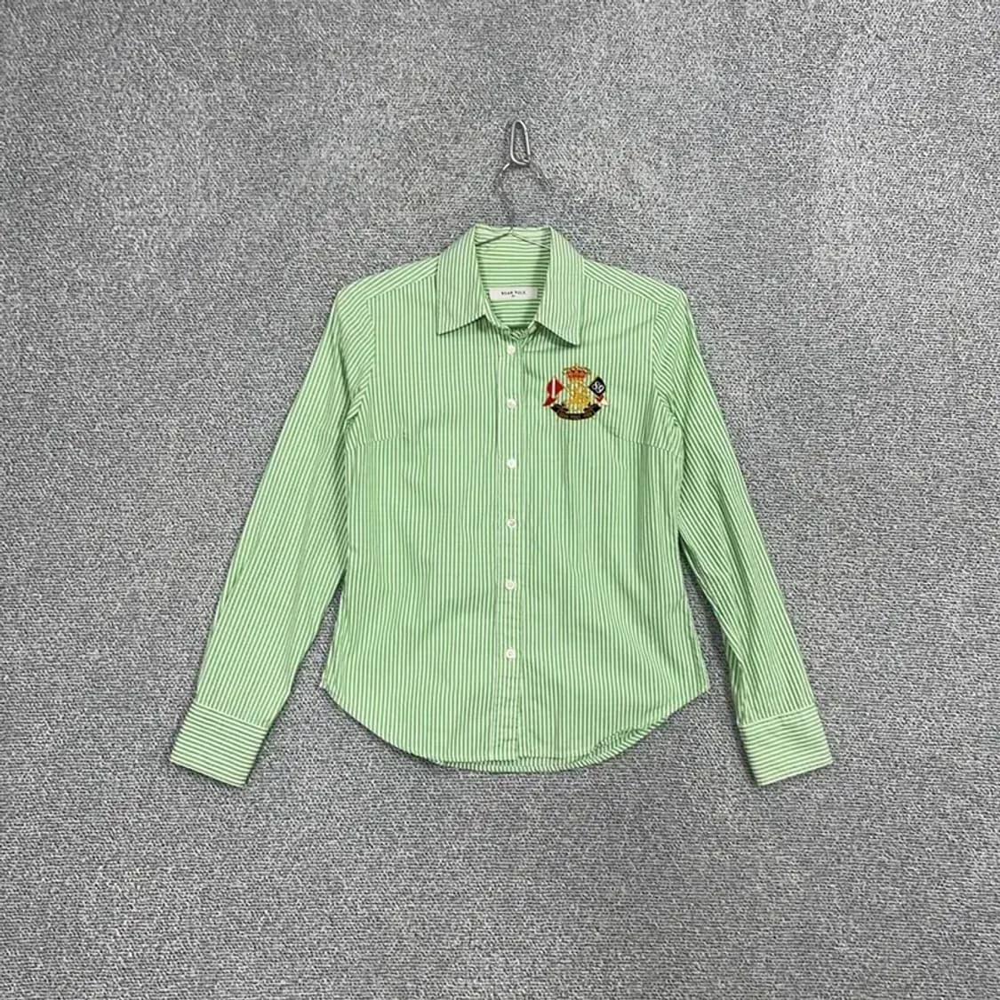 빈폴 스트라이프 금장자수 셔츠 90 상품이미지1