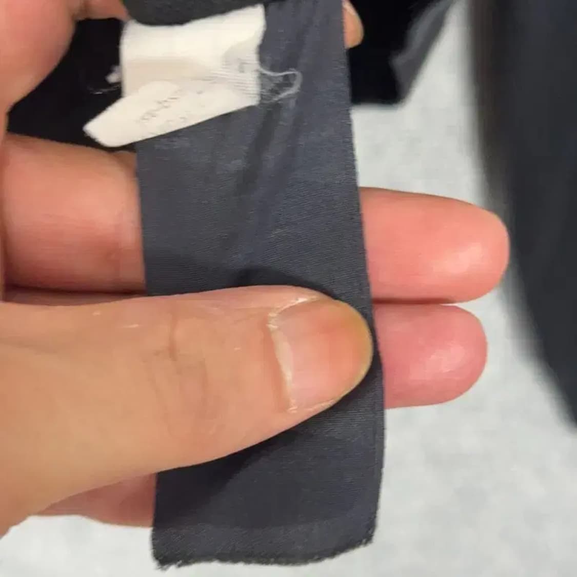 타미힐피거 블랙 로고 긴팔 카라티 M 상품이미지3