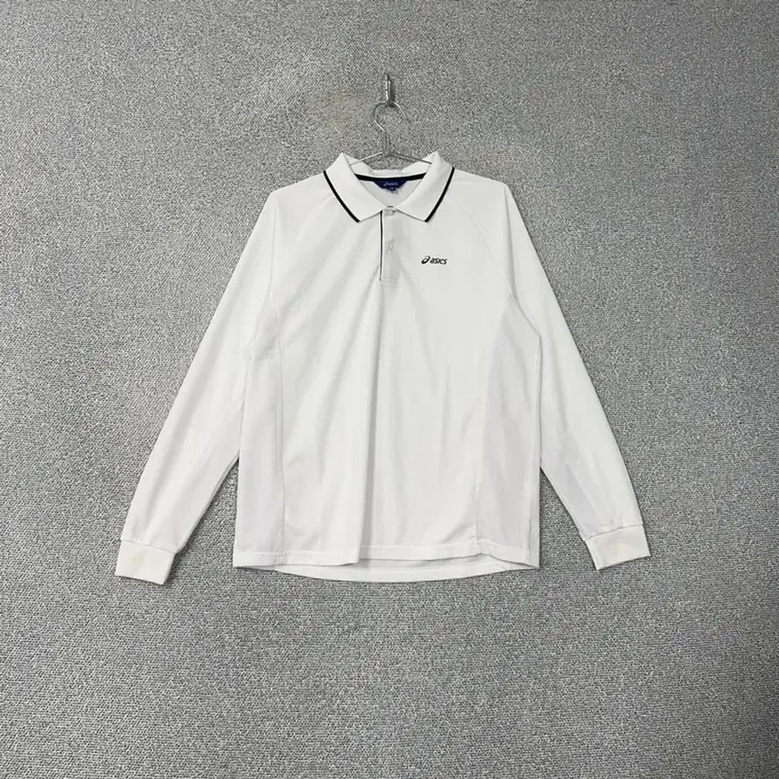 아식스 로고 기능성 긴팔 카라티 105 상품이미지1