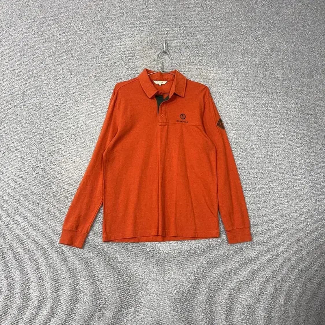 빈폴 오렌지 로고 긴팔 카라티 100 상품이미지1