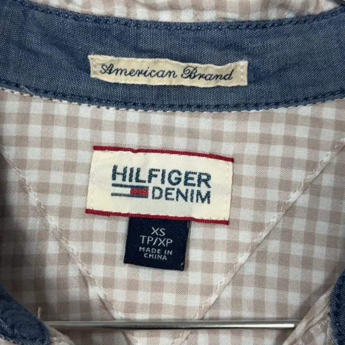 타미힐피거 여성 캐주얼 체크셔츠 XS 상품이미지3