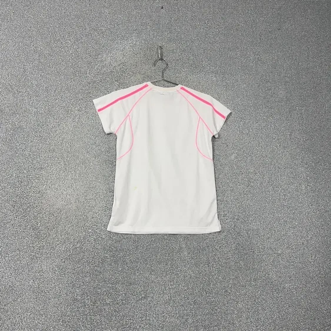 아디다스 핑크포인트 화이트 반팔티 90 상품이미지2