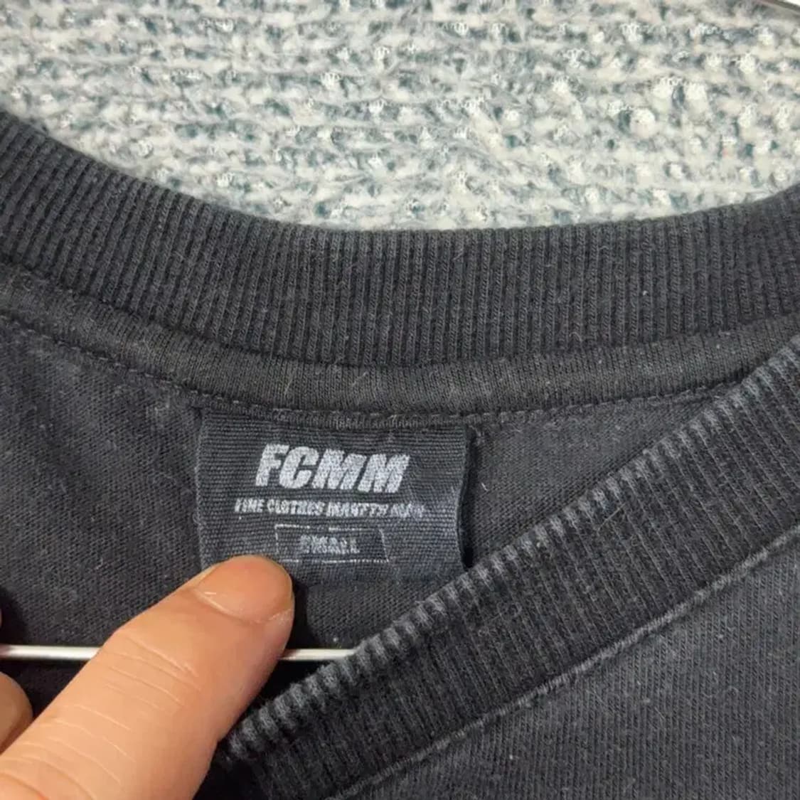 FCMM 로고 블랙 반팔티 S 상품이미지3