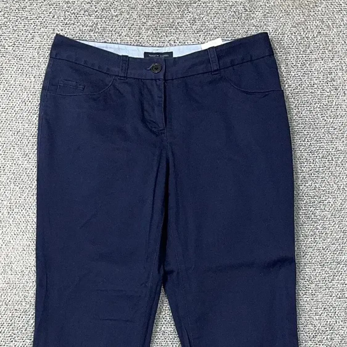 타미힐피거 네이비 여성 기능성 코튼 팬츠 2 상품이미지3