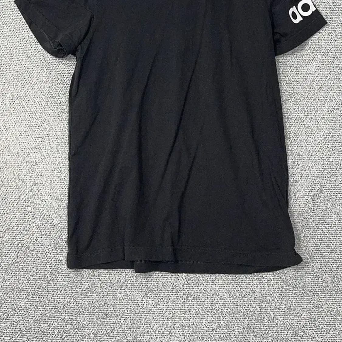 아디다스 블랙 삼선 기능성 반팔티 XL 상품이미지4