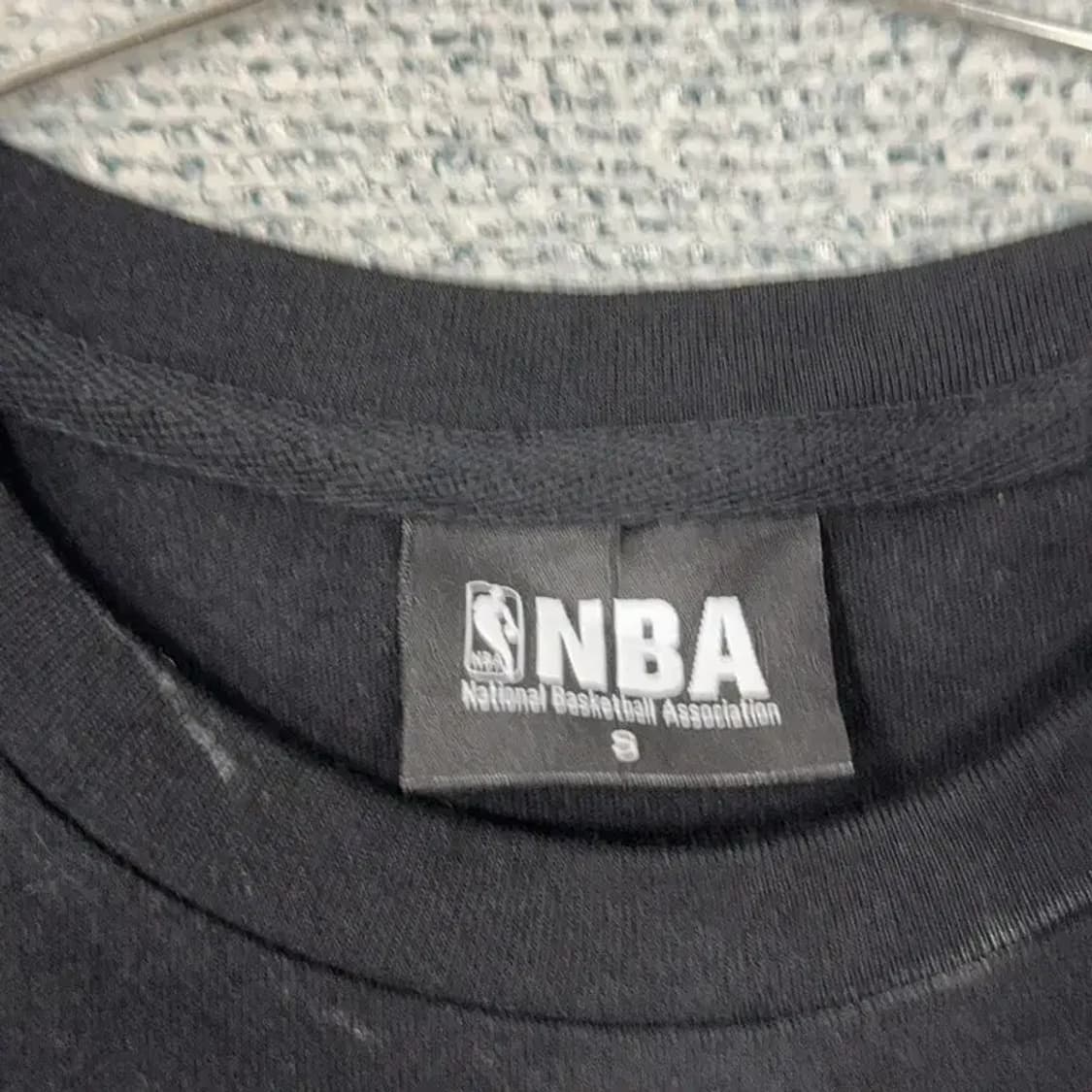 NBA 블랙 시카고불스 반팔티 S 상품이미지5