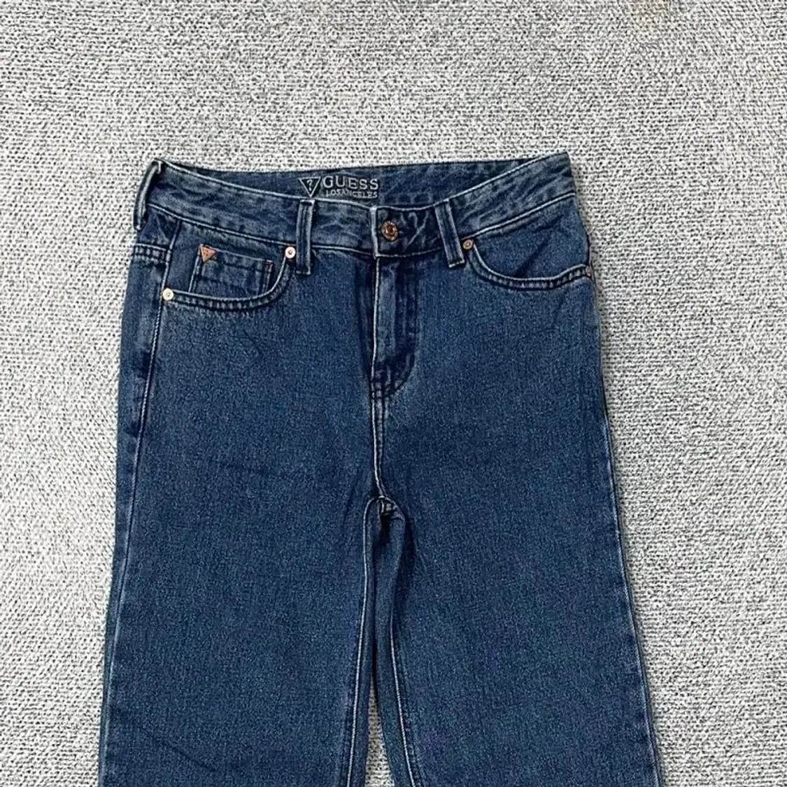 게스 로고 캐주얼 와이드 데님팬츠 24 상품이미지3