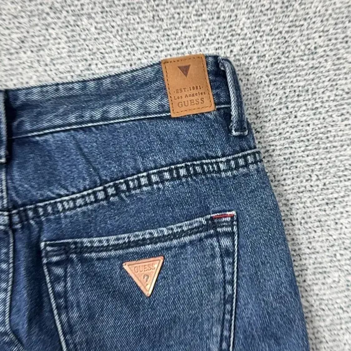 게스 로고 캐주얼 와이드 데님팬츠 24 상품이미지5