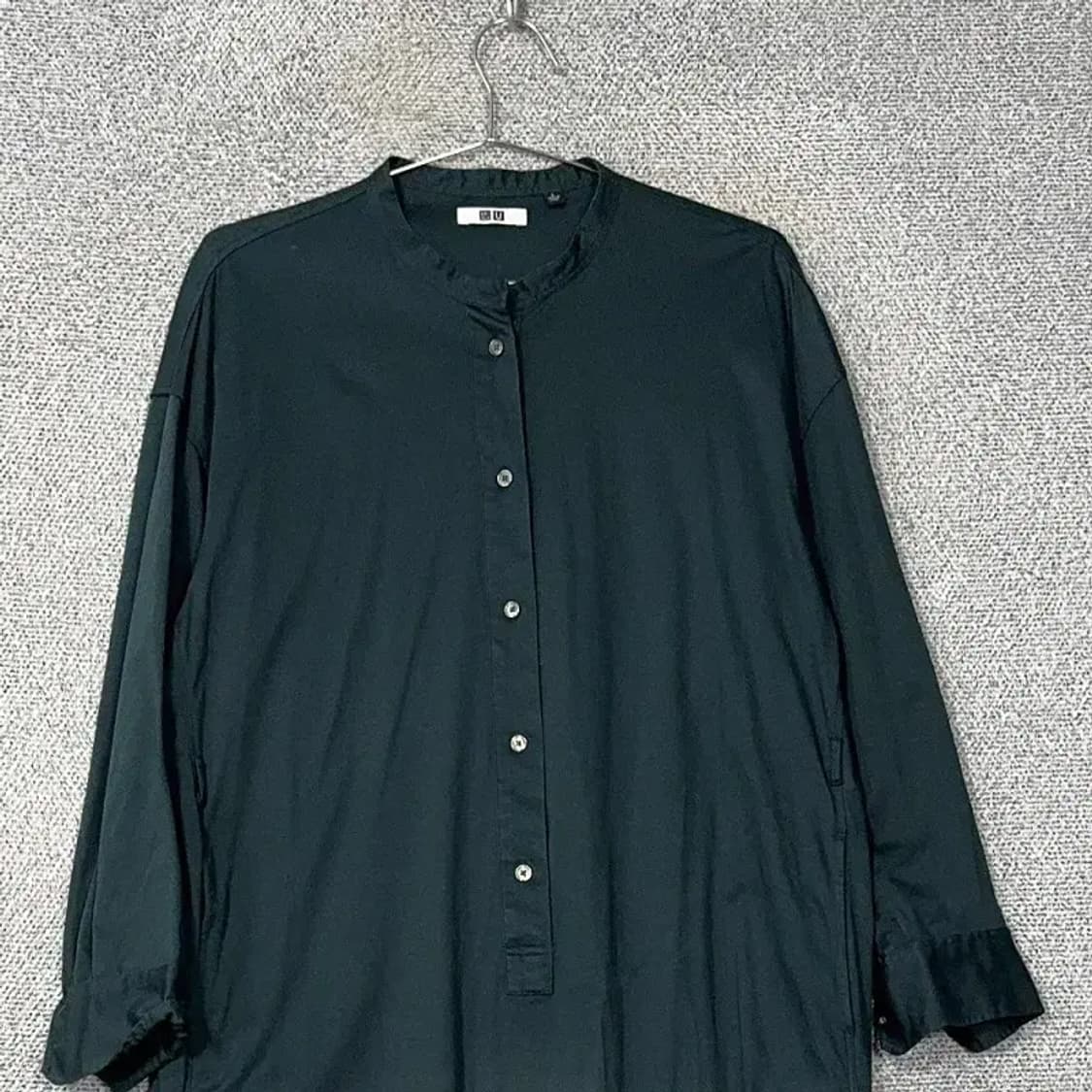 유니클로 U 셔츠 오버핏 원피스 L 상품이미지3