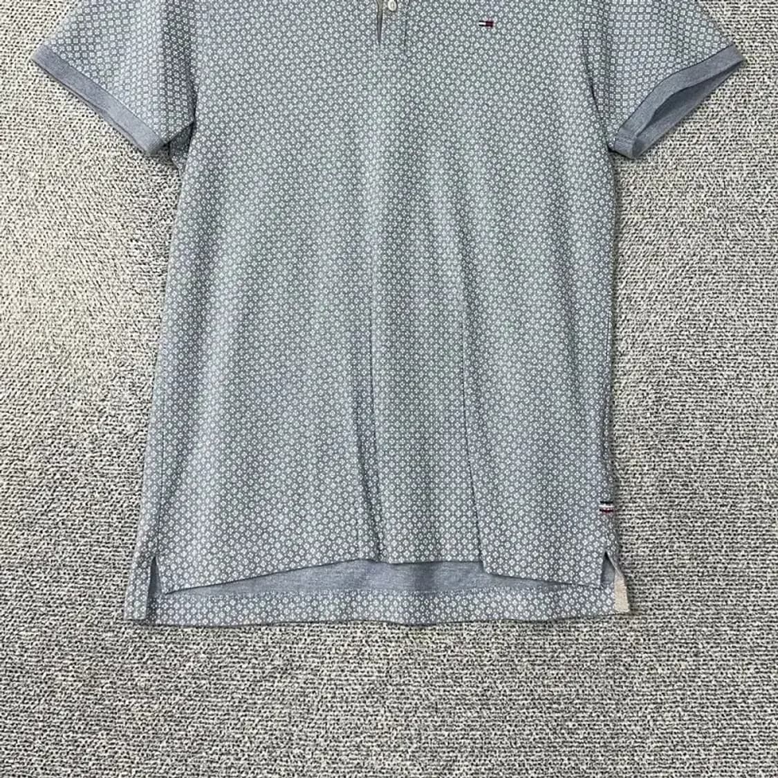 타미힐피거 도트 로고 반팔 카라티 L 상품이미지4