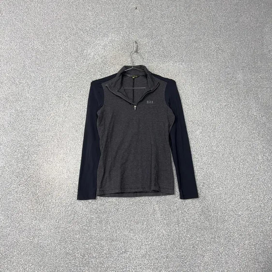 엘르 골프 기능성 반집업 긴팔티 90 상품이미지1