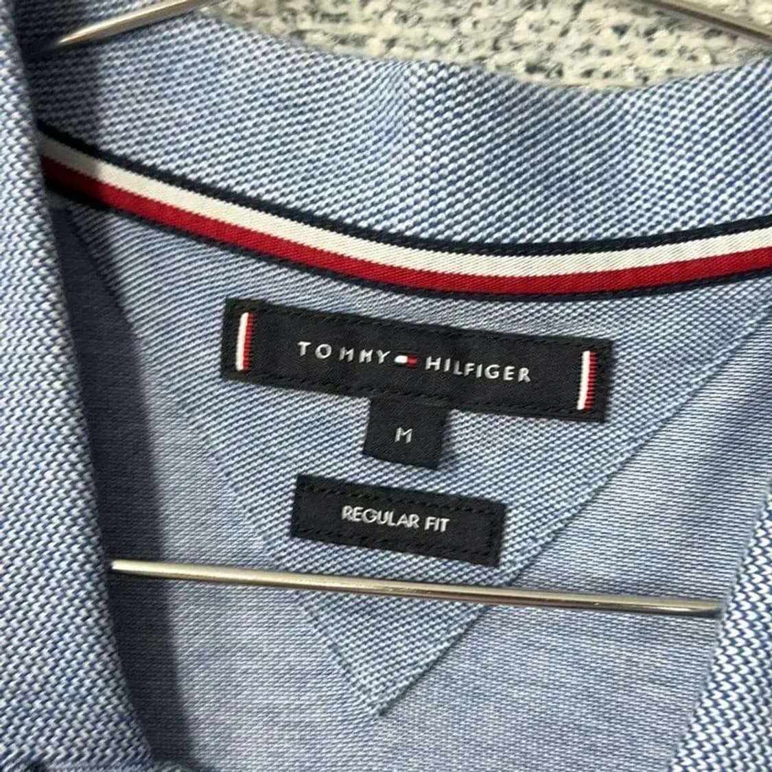 타미힐피거 스트라이프 반팔 카라티 M 상품이미지5