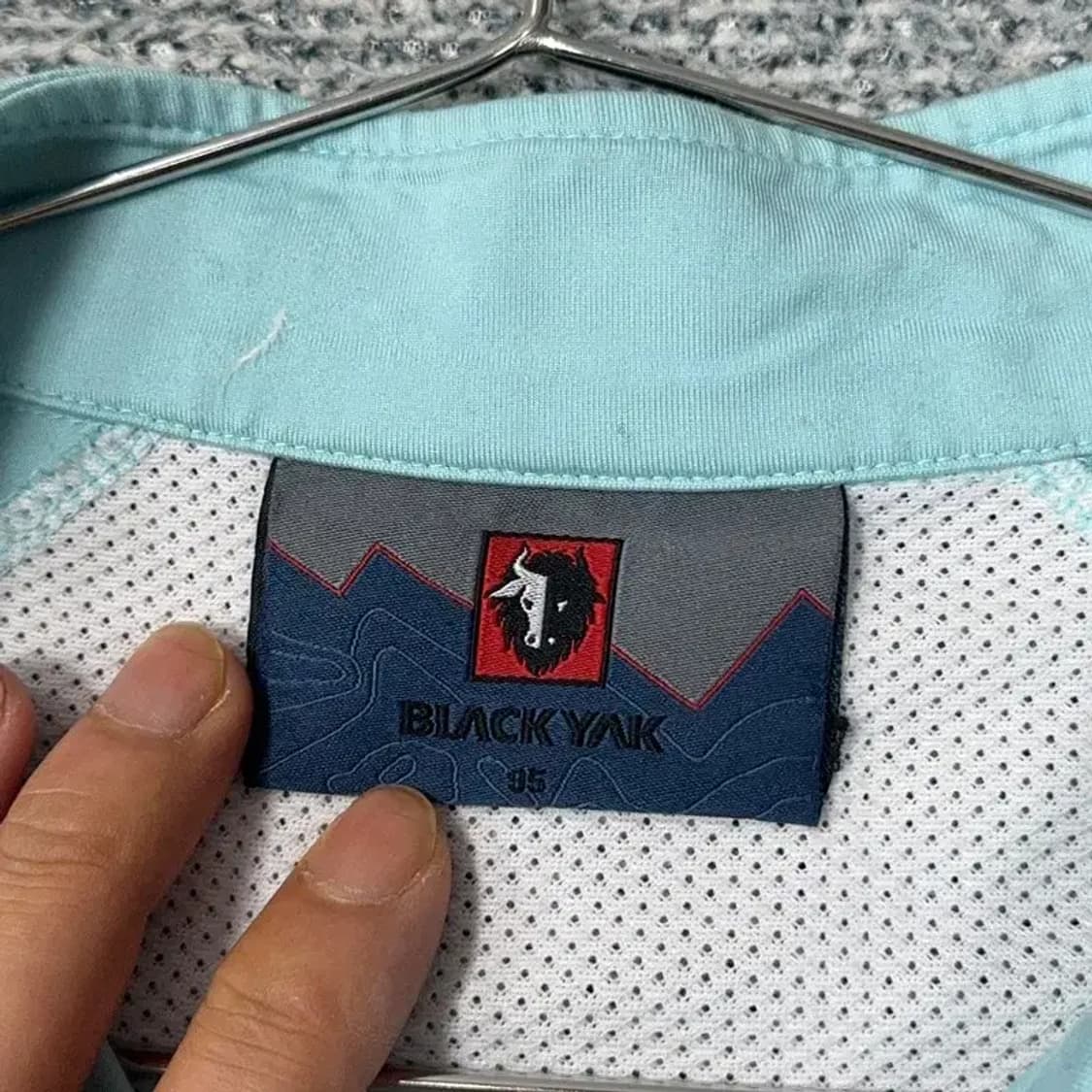 블랙야크 여성 기능성 반집업 긴팔티 L 상품이미지3