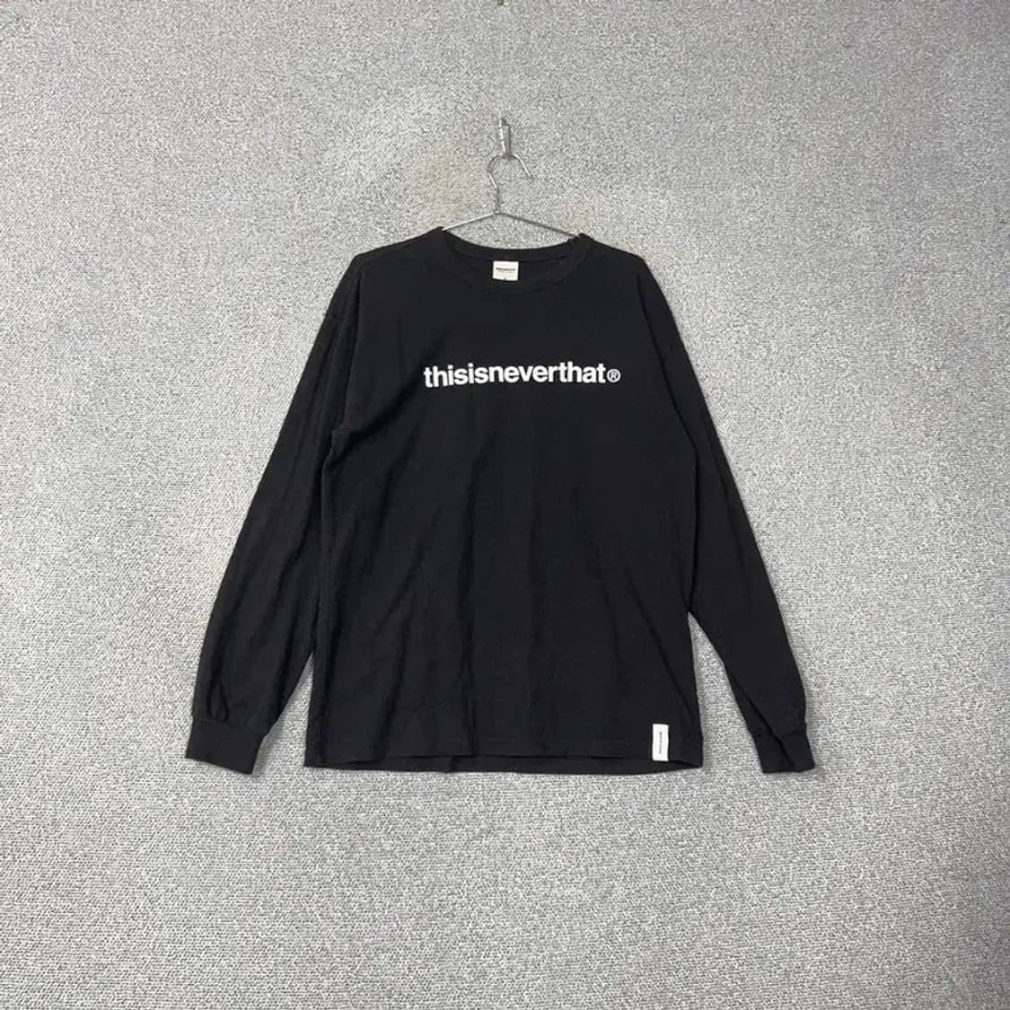 디스이즈네버댓 스펠로고 롱슬리브 긴팔티 M 상품이미지1