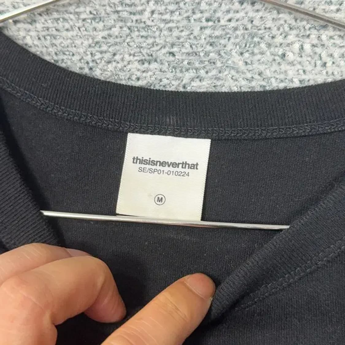 디스이즈네버댓 스펠로고 롱슬리브 긴팔티 M 상품이미지3