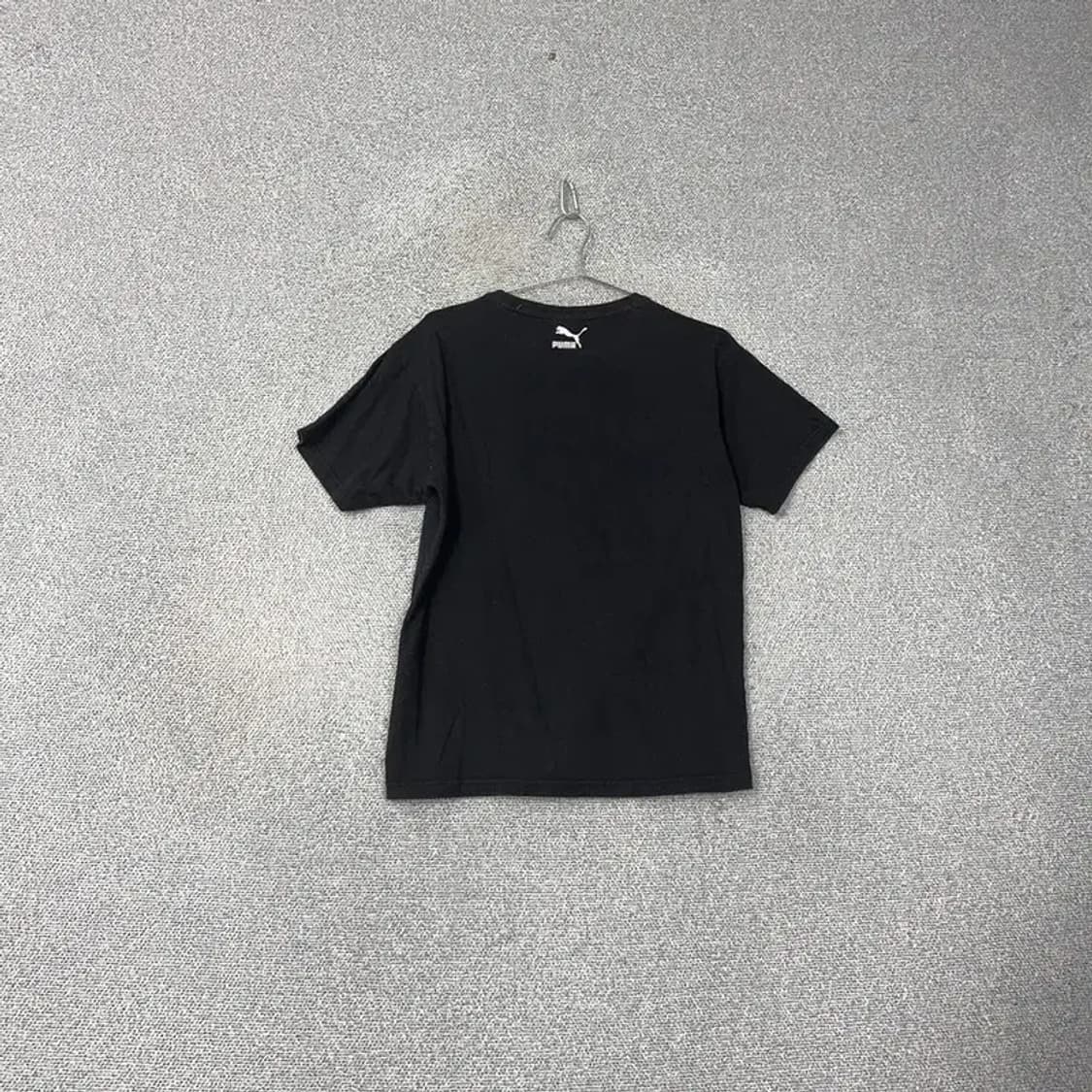푸마 프린팅 블랙 반팔티 M 상품이미지2