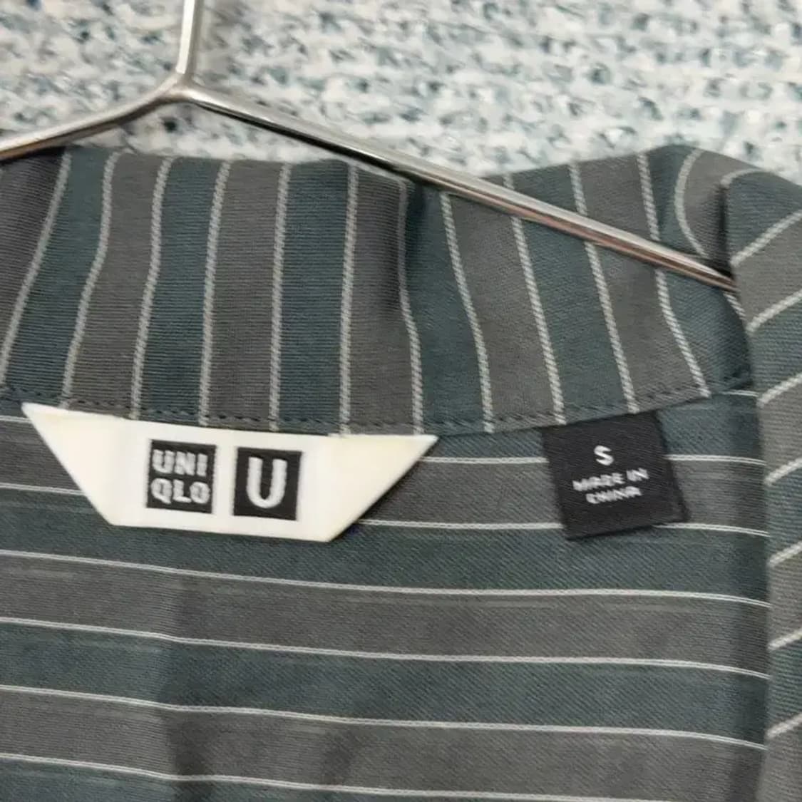 유니클로 빈티지 스트라이프 반팔 셔츠 S 상품이미지3