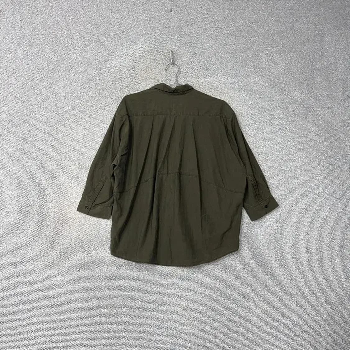 자라 우먼 카키 블라우스 M 상품이미지2