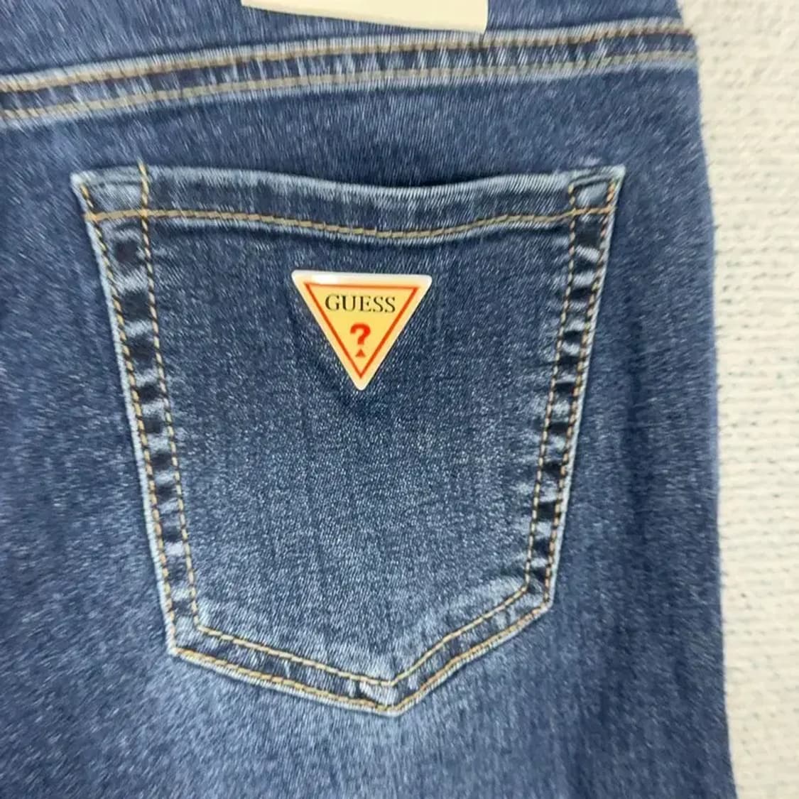 [새상품]게스 삼각로고 데님팬츠 29 상품이미지5