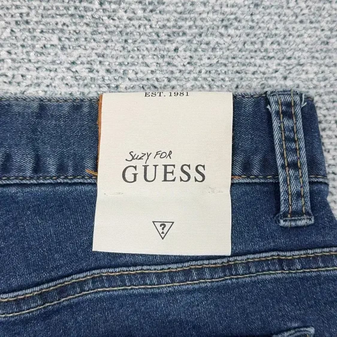 [새상품]게스 삼각로고 데님팬츠 29 상품이미지7