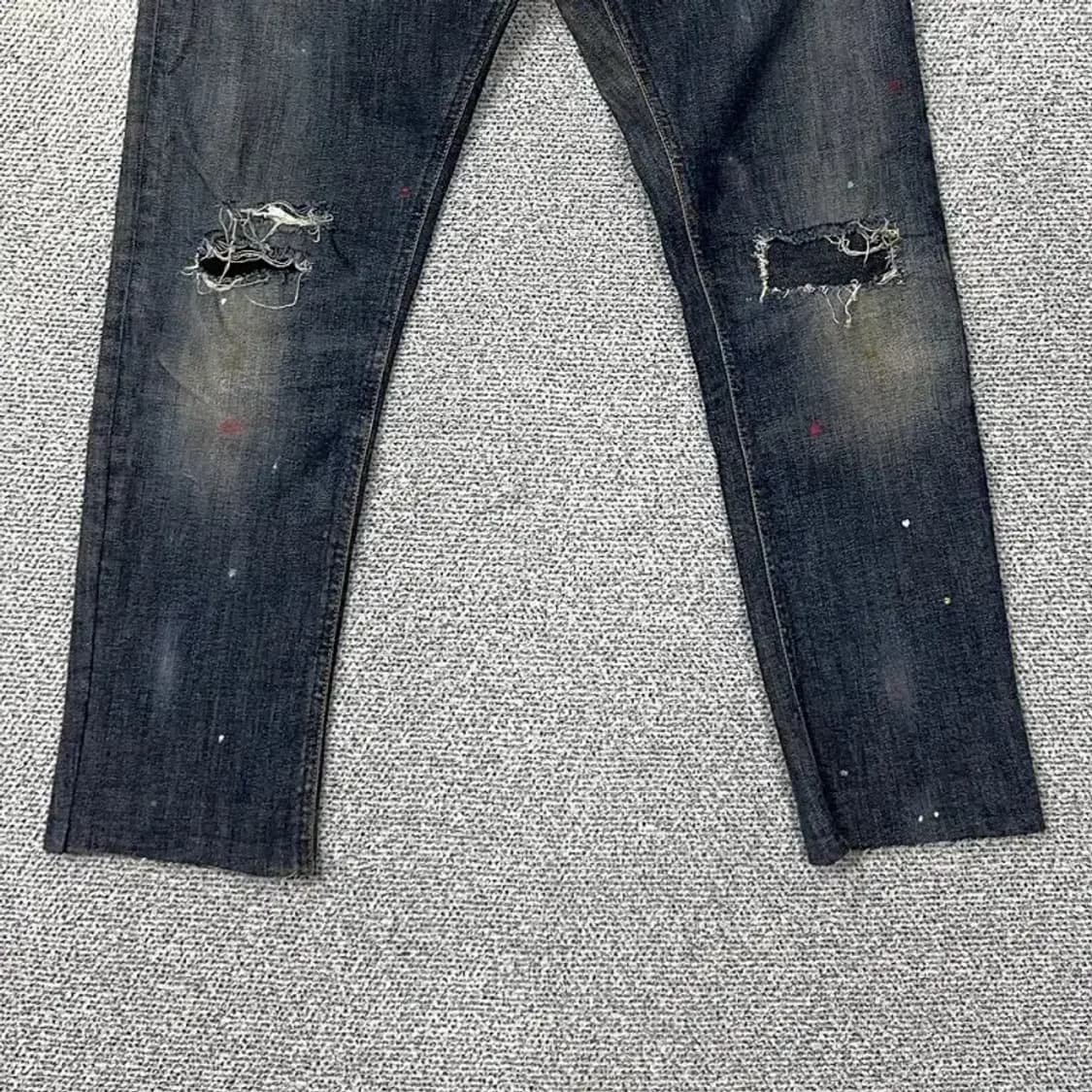 누디진 페인팅 스키니진 28 30 상품이미지4