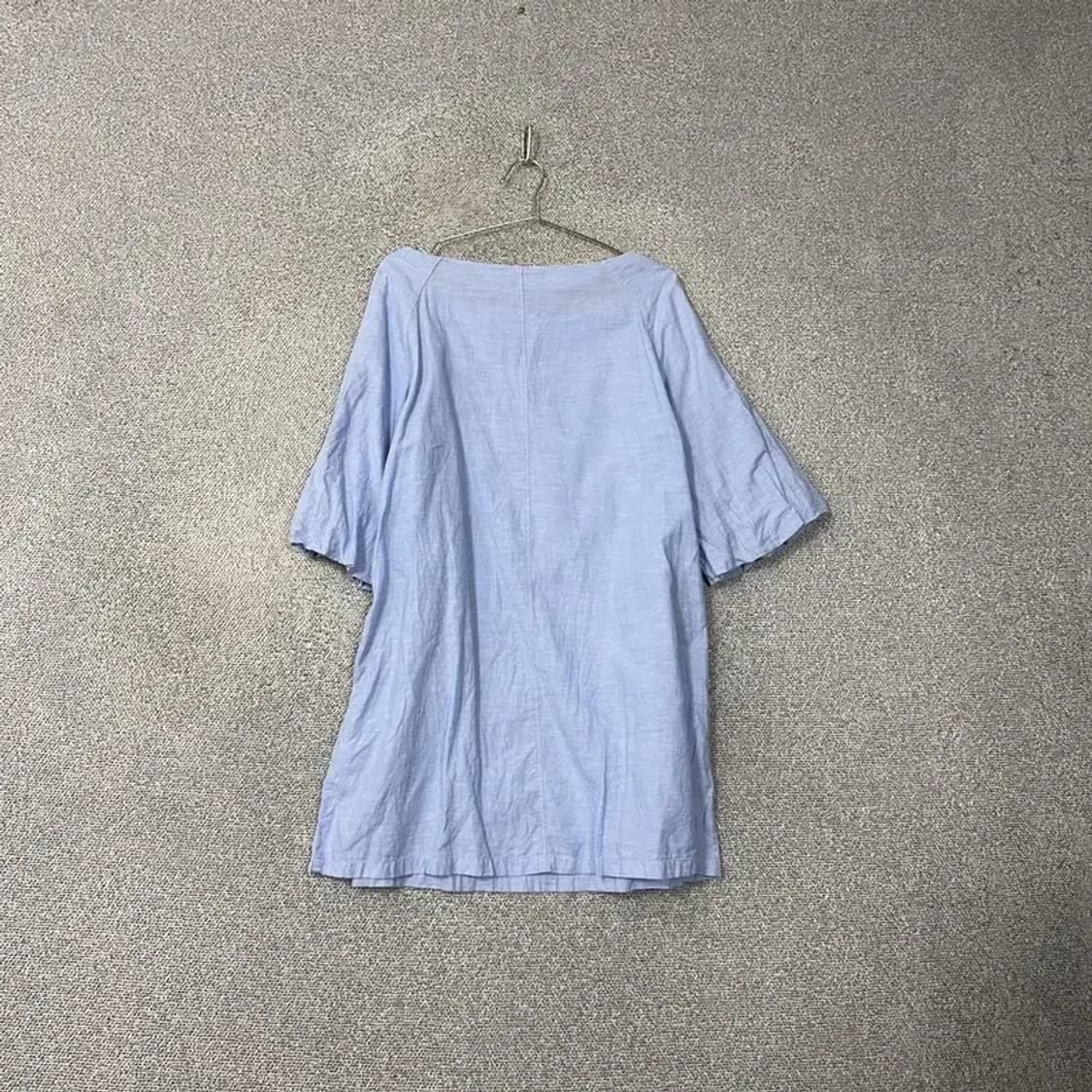 자라 라이트블루 린넨 원피스 L 상품이미지2