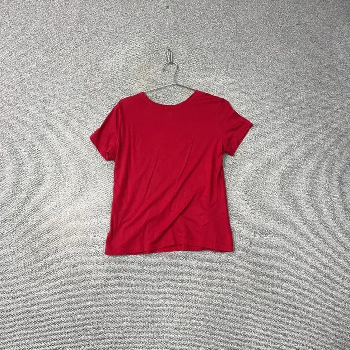 알마니 익스체인지 Y2K 레드 숏 반팔티 L 상품이미지2