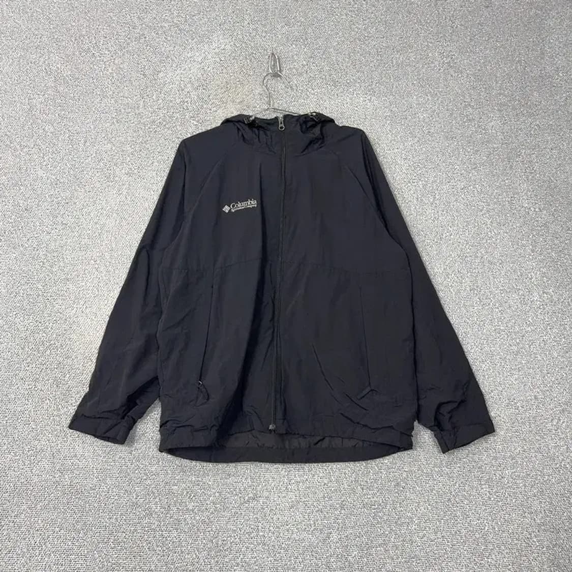 콜롬비아 로고 기능성 후드 바람막이 100 상품이미지1