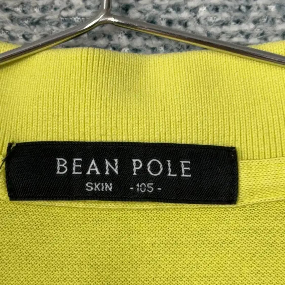 빈폴 옐로우 로고 반팔 카라티 105 상품이미지3