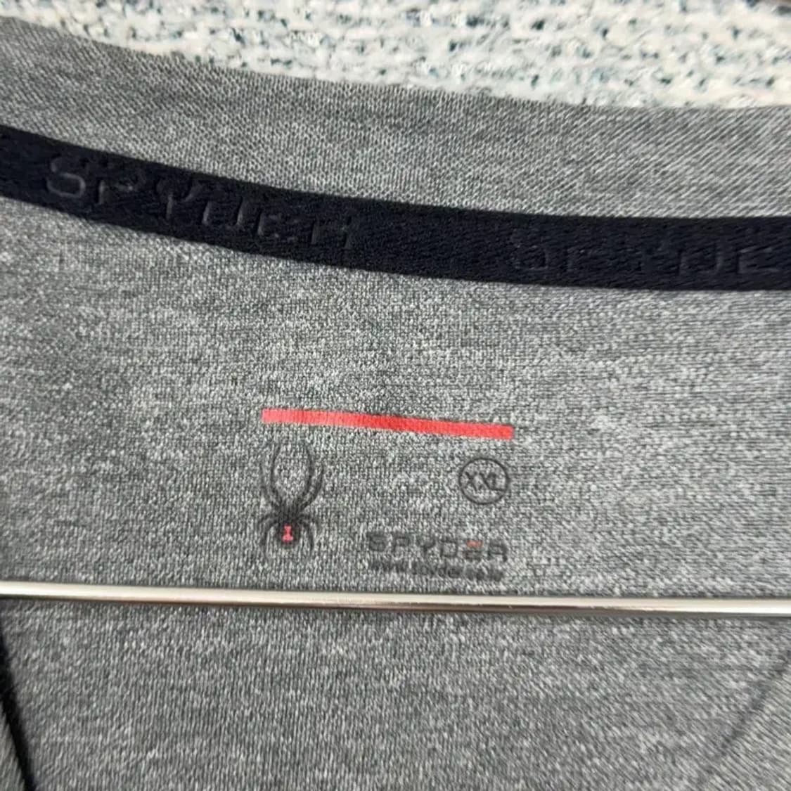 스파이더 프린팅 로고 기능성 반팔티 XXL 상품이미지3