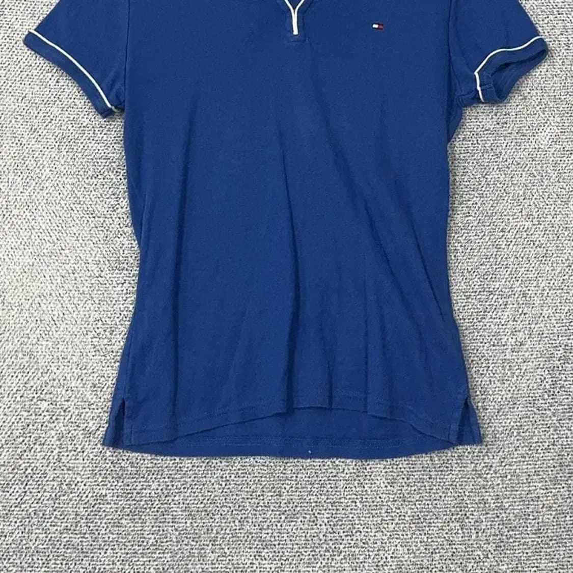 타미힐피거 브이넥 반팔 카라티 M 상품이미지4