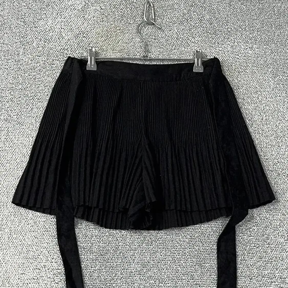 자라 우먼 블랙 폴리 반바지 M 상품이미지3
