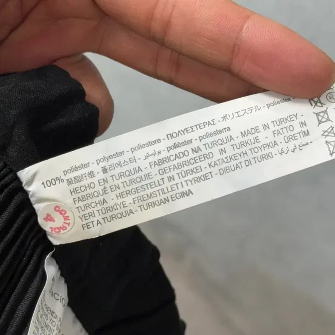 자라 우먼 블랙 폴리 반바지 M 상품이미지6